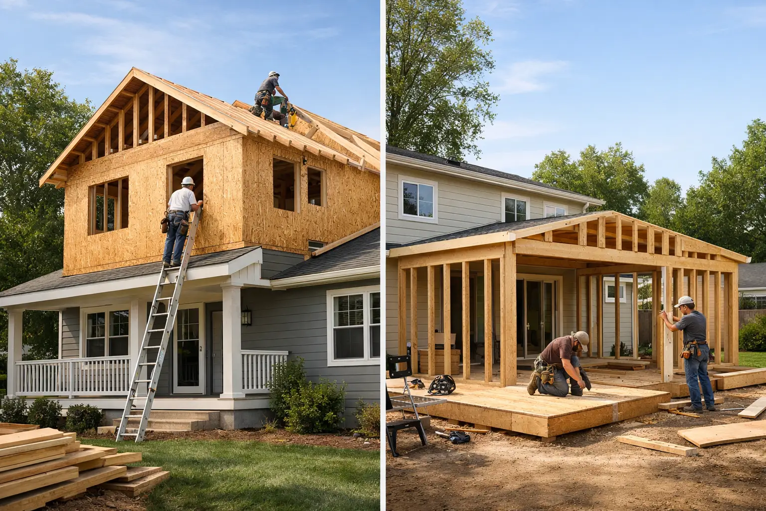 Second Story Versus Ground Addition Choices